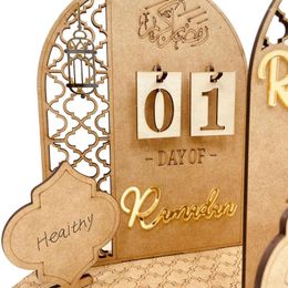 Party Decoration 2023 Advent Calendar Ramadan Decor Islamic Muslim Festival DIY Ornament Eid Mubarak Home Supplies