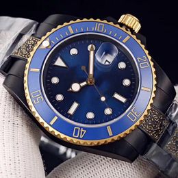 Watch Mens Watch Black Watch Automatic Mechanical movement 40mm Waterproof Classic Wristwatch Sapphire Montre De Luxe