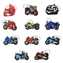 high quality personality car keychain key pendant accessories pvc soft rubber key bag decoration gift