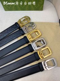 Mens belt Belts for Women Designer Genuine Leather Belts cintura ceinture With box 3.5cm Fashion buckle JD66