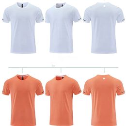 Men Yoga Outfit Gym T Shirt Exercise & Fiess Wear Sportwear Trainning Basketball Running Ice Silk Shirts Outdoor Tops Short Sleeve Elastic Breathable LL