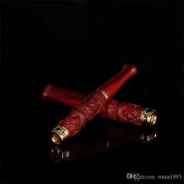 Smoking Accessories Detachable filtration and carving process pipe, boxwood, mahogany, copper head, pull rod,