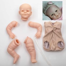 Plush Dolls Popular Unpainted Reborn Blank Kit 21 inches Shaya Vinyl Soft Touch Realistic Without Painting Unfinised Reborn Baby Doll Moulds