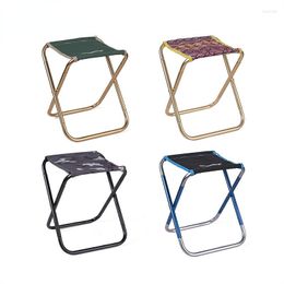 Camp Furniture 2023 Folding Small Stool Bench Portable Outdoor Mare Ultra Light Subway Train Travel Picnic Camping Fishing Chair