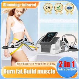 Outras modelagem corporal e emagrecimento DLS-EMSLIMLim 2-1 Infra-I Infra-EMs EMSZero fitness Moldando o corpo do estimulador muscular Dispositivo de queima de gordura