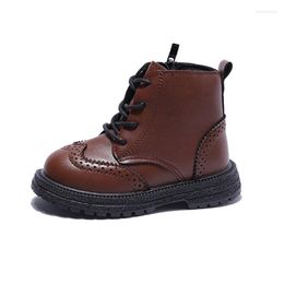 Boots Autumn Winter Baby British Style For Boys Platform Ankle Infant First Walkers Girls Short Kids Sneakers