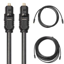 Digital Optical Audio Cable Toslink Gold Plated 1m 1.5m 2m 3/5m 10m 15m 20m SPDIF MD DVD High Quality