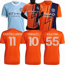 New York City FC 22 23 Soccer Jersey 33 Nico Benalcazar 34 Stephen Turnbull 7 Alfredo Morales 21 Andres Jasson 26 Nicolas Acevedo 38