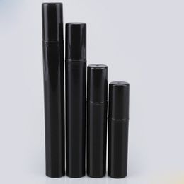 Wholesale Sample Sanitizer Spray Bottle 2ml 3ml 4ml 5ml Empty Perfume Sprayer Plastic Bottles With Black Fine Mist Top