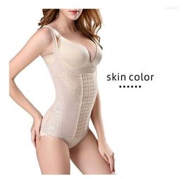 Women's Shapers 2023 Waist Sexy Shapewear Women Fajas Colombianas Nylon Thigh Slimmers Body Shaper Panty For Female Girdle Large Size