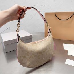 HOT classic Designer Bag ca Letter Print Shoulder Bags Women Leather Luxurys Handbag Chain Wallet Women Fashion Underarm Tote Bag Female Designer Purse 230210