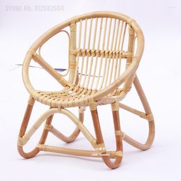 Camp Furniture Nordic Rattan Children's Chair House Small Ins Pography Balcony Chairs Handmade Wicker Design ArmchairCamp