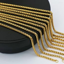 Chains Stainless Steel Rope Necklace Long Chain Jewelry For Women Men