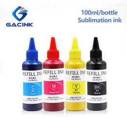 Ink Refill Kits 4 100ML Universal Sublimation Heat Transfer For Printers Press Used Mug Cup/T-Shirt Etc.