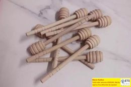 200pcslot New Arrive MINI 15cm long Wooden Honey Dippers Wedding Favours Honey Dipper spoon Gift