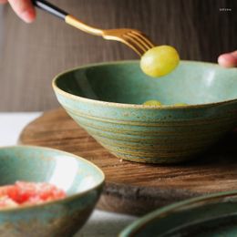 Bowls Japanese Style Rice Bowl Ramen Household Ceramic Tableware Handmade Commercial Large Soup Beef Noodle Mixing