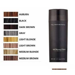 Hair Loss Products Fibre Keratin Powder Spray Thinning Concealer 10Colors Drop Delivery Care Styling Dh0Fy