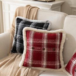 Pillow Merry Christmas Cover Nordic For Sofa Living Room 45x45cm Decorative Pillows Home Decor