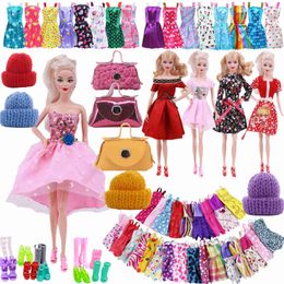 Wholesale Doll Apparel Barbies Clothes Evening Dress Suitable For American Girl Cocktail Daily Casual Clothing Accessories