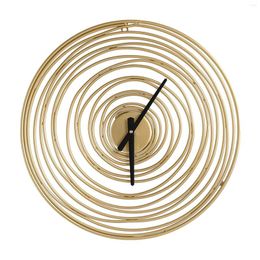 Wall Clocks Modern Clock Non Ticking Decorative Annual Rings Pendant Watch For El