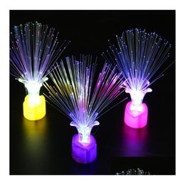 Led Toys Lighted Festival Optical Sticks Rose Fibre Lamps Adjustable Decorative Lamp Light Luminous Toy For Party Drop Delivery Gifts Dhur1