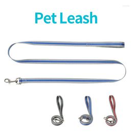 Dog Collars Reflection Leash Durable Multicolor Nylon Pet Harness And Colalr Supplies Cats For Walking At Night Pets Leashes