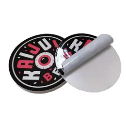 Customised Product Sticker Printing Custom Adhesive Brand Logo Round Label Rolls For Wholesale