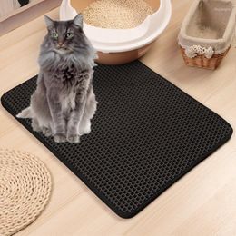 Cat Beds 1PC 5 Colors Waterproof Litter Mat Double Layer Pads Trapping Pet Box Products Bed For Kitten House Clean