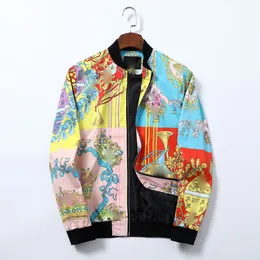 Fashion designer mens jacket Windbreaker Long Sleeve Mens Floral Jackets Hoodie Clothing Zippe Up Jacket Coat Plus Size Clothes Large size M-3XL