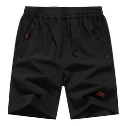 Men's Shorts Mens Zip Pocket Shorts Loose Elastic Waist Summer Beach Boardshorts Gasp Casual Shorts Men Big Plus Size 6XL 7XL 8XL 9XL 10XL G230303