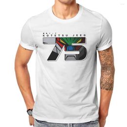 Мужские рубашки T 141 Jeeg Robot 75 Рубашка винтаж Гранж Свободный O-образный футболист Большие продажи Harajuku Men#39; S Streetwear