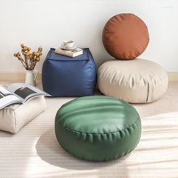 Pillow Faux Suede Ottoman Pouffe Decorative Soft Foot Rest With Removable Cover Living Room Bedroom Dorm And Office Furniture