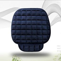 Car Seat Covers Universal Cover Non-slip Keep Warm Winter Autumn Square Auto Cushion Mat Protector Styling