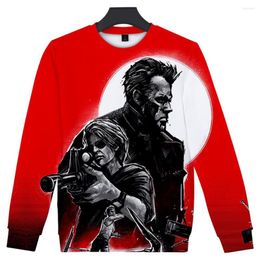 Men's Hoodies 3D Terminator Dark Fate Print Women/Men Clothing Sweatshirts Top 2023movie Fan Casual Warm Sweatshirt Clothes Plus Size