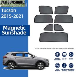 Hyundai Tucson TL 2015-2021 New magnetic sunshade for front windshield frame curtain rear side window sunshade