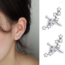 Backs Earrings LUTAKU Star Ear Clips Non Pierced Cubic Zirconia Clip On For Women Everyday Teen Celestial Birthday Gift Jewellery