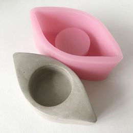 Baking Moulds Small Cake Fondant Chocolate DIY Cement Candle Holder Candlestick Cup Silicone Moulds