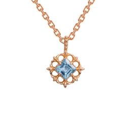 Choker Chokers Sterling S925 Silver Necklace Gold Plated Vintage Carved Flower With Topaz For Women Girlfriend Gift Luxury Jewellery ALTB-1150