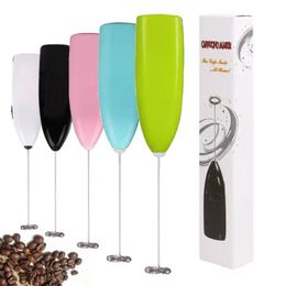 UPS Egg Tools Stainless Steel Handheld Electric Coffee Foamer Kitchen Stirrer Milk Frother Foam Maker Whisk Drink Mixer Battery Operated Egg Beater Stirrer