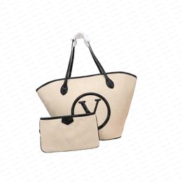 High Quality Tote Bag Designer Small Handbag New Stylish Beach with Detachable Straw Cool Women Classic Shoulder Crossbody Bags for Mommybag