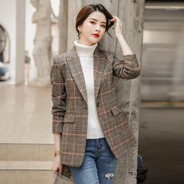 Women's Suits Ay1096 2023 Spring Autumn Winter Women Fashion Casual Ladies Work Wear Nice Jacket Woman Female OL Suit Blazer &