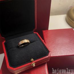 Screw luxury designer ring for women three rows cut diamond inlay thick 18k gold plated trendy bague silver Colour love rings wedding accessories ZB019 E23