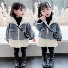 Jackets Lambswool Jacket Spring Autumn Coat Outerwear Top Children Clothes School Kids Costume Teenage Girl Clothing High Quality