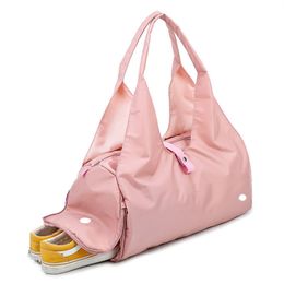 Outdoor Fitness Bag Travel Large Capacity Single Shoulder Bag Sports Waterproof Shoe Bit Dry And Wet Separation Yoga Bag