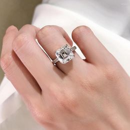 Wedding Rings Jewellery Items Romantic Ring Micro Pave Accessories Crystal Women's Vintage High Quality Fashion Daily Wear