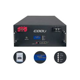 Cooli New Arrival 10kw 20kw Lifepo4 Battery 48v 200ah Lithium Battery 48v 100ah Lithium Ion
