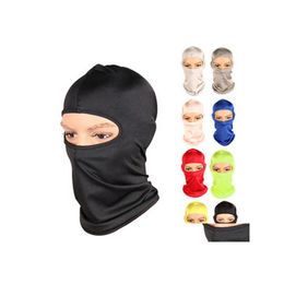 Party Masks Style Winter Outdoor Riding Keep Thermal Mask Windbreak Dustproof Headgear Masked Face Guard Hat Drop Delivery Home Gard Dhuez