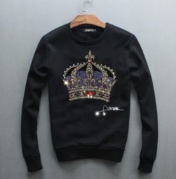 Men's Hoodies High Quality Men And Women Hipster Funny Design Diamonds Brand Winter Sweatshirts