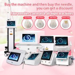 Disposable Consumable Cartridge Needle Tattoo Beauty Fractional RF Gold 10pin 25pin 64pin And Nano Microneedle For Salon Home