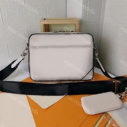 Bolsas de mensageiros do trio 2pc Bolsas de bolsa de crossbody masculino de couro com luxo de bolsas de ombro de luxo bolsa de bolsa de negócios com mini bolsa